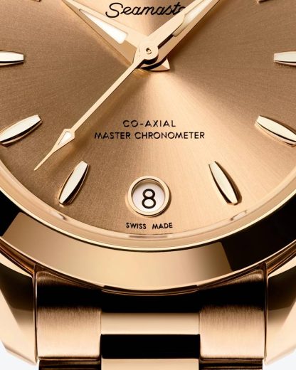 Omega New Seamaster Aqua Terra 150M 30 mm, złoto Moonshine™ na złocie Moonshine™ 220.50.30.20.08.001 - obrazek 4