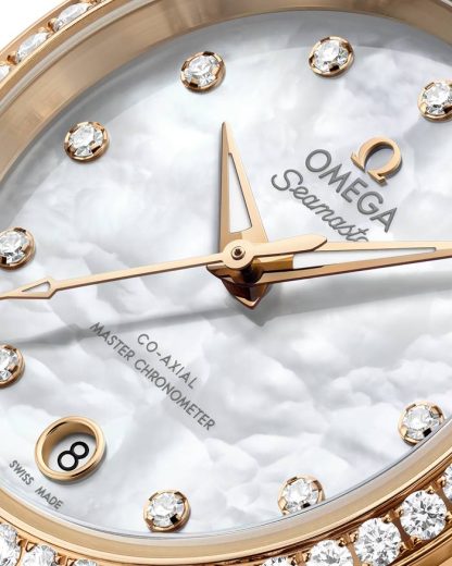 Omega New Seamaster Aqua Terra 150M 30 mm, złoto Moonshine™ na złocie Moonshine™ 220.55.30.20.55.001 - obrazek 3