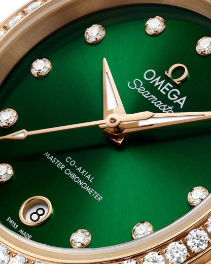 Omega New Seamaster Aqua Terra 150M 30 mm, złoto Moonshine™ na złocie Moonshine™ 220.55.30.20.60.001 - obrazek 4