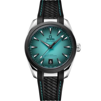 Omega New Seamaster Aqua Terra 150M 38 mm, stalowy na gumowym pasku 220.32.38.20.03.001