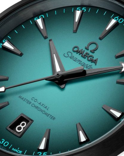 Omega New Seamaster Aqua Terra 150M 38 mm, stalowy na gumowym pasku 220.32.38.20.03.001 - obrazek 4