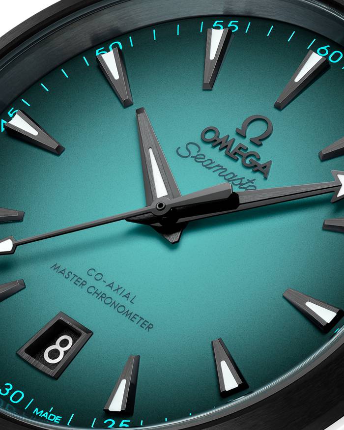 Omega New Seamaster Aqua Terra 150M 38 mm, stalowy na gumowym pasku 220.32.38.20.03.001 - obrazek 4