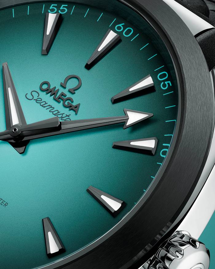 Omega New Seamaster Aqua Terra 150M 41 mm, stalowy na gumowym pasku 220.32.41.21.03.001 - obrazek 5
