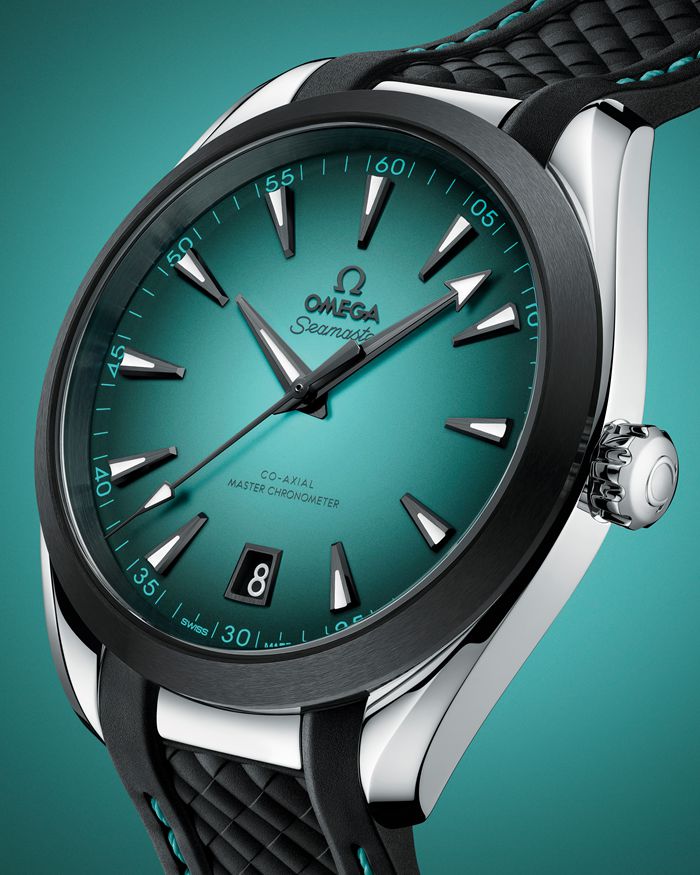 Omega New Seamaster Aqua Terra 150M 41 mm, stalowy na gumowym pasku 220.32.41.21.03.001 - obrazek 6