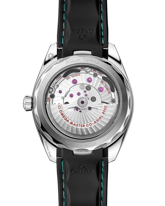 Omega New Seamaster Aqua Terra 150M 41 mm, stalowy na gumowym pasku 220.32.41.21.03.001 - obrazek 2