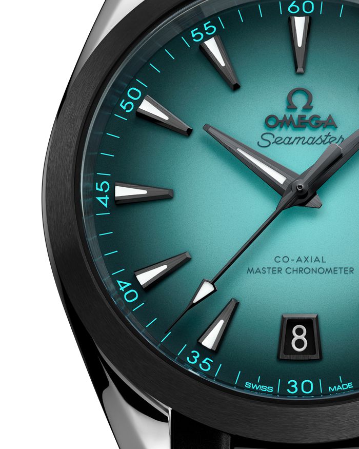 Omega New Seamaster Aqua Terra 150M 41 mm, stalowy na gumowym pasku 220.32.41.21.03.001 - obrazek 3