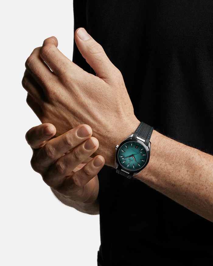 Omega New Seamaster Aqua Terra 150M 41 mm, stalowy na gumowym pasku 220.32.41.21.03.001 - obrazek 4
