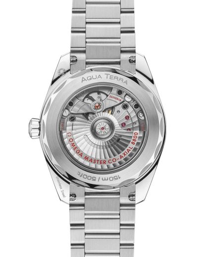 Omega New Seamaster Aqua Terra Shades 38 mm, stalowy na stalowym pasku 220.10.38.20.10.005 - obrazek 2