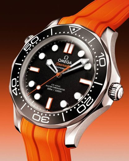 Omega New Seamaster Diver 300M 42 mm, stalowy na gumowym pasku 210.32.42.20.01.006 - obrazek 5
