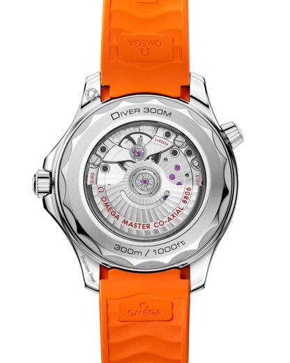 Omega New Seamaster Diver 300M 42 mm, stalowy na gumowym pasku 210.32.42.20.01.006 - obrazek 2