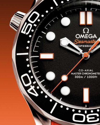 Omega New Seamaster Diver 300M 42 mm, stalowy na gumowym pasku 210.32.42.20.01.006 - obrazek 3
