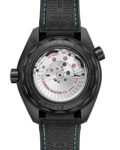 Omega New Seamaster Planet Ocean 600M 45,5 mm, czarna ceramika na gumowym pasku 215.92.46.22.01.006 - obrazek 2