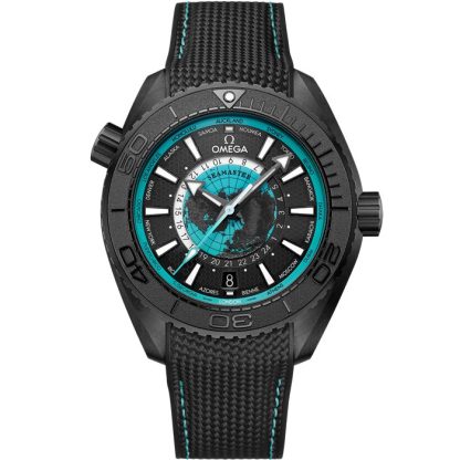 Omega New Seamaster Planet Ocean 600M 45,5 mm, czarna ceramika na gumowym pasku 215.92.46.22.01.006