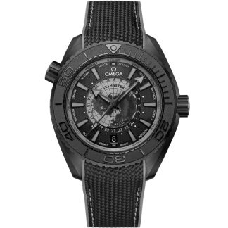Omega New Seamaster Planet Ocean 600M 45,5 mm, czarna ceramika na gumowym pasku 215.92.46.22.01.007
