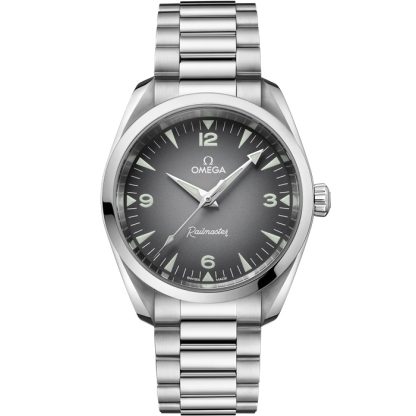Omega New Seamaster Railmaster 38 mm, stal na stali 235.10.38.20.06.001