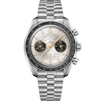 Omega Paris 2024 Speedmaster Chronoscope 43 mm, stal na stalowym pasku 522.30.43.51.02.001