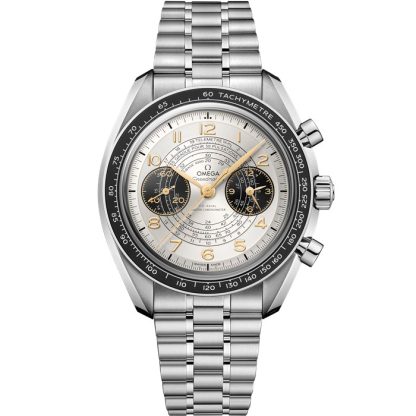 Omega Paris 2024 Speedmaster Chronoscope 43 mm, stal na stalowym pasku 522.30.43.51.02.001