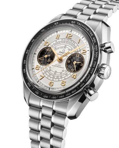 Omega Paris 2024 Speedmaster Chronoscope 43 mm, stal na stalowym pasku 522.30.43.51.02.001 - obrazek 3