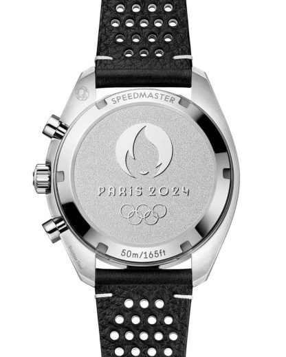 Omega Paris 2024 Speedmaster Chronoscope 43 mm, stalowy na skórzanym pasku 522.32.43.51.02.001 - obrazek 2