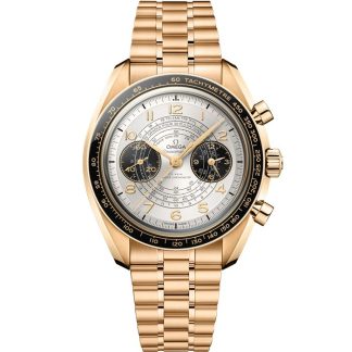 Omega Paris 2024 Speedmaster Chronoscope 43 mm, złoto Moonshine™ na złocie Moonshine™ 522.60.43.51.02.001