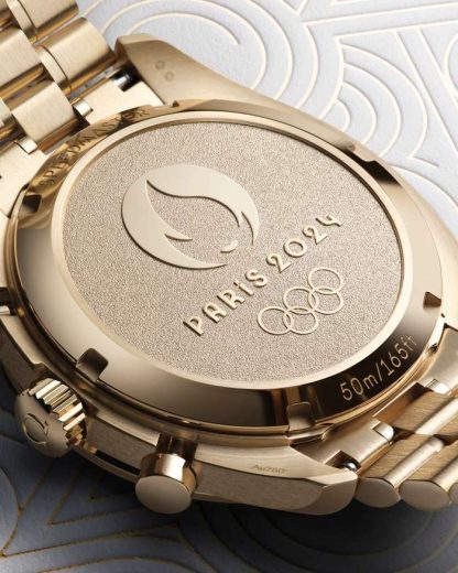 Omega Paris 2024 Speedmaster Chronoscope 43 mm, złoto Moonshine™ na złocie Moonshine™ 522.60.43.51.02.001 - obrazek 3