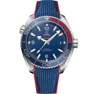 Omega Pyeongchang 2018 Limited Edition Seamaster Planet Ocean 600M 43,5 mm, stal na gumowym pasku 522.32.44.21.03.001