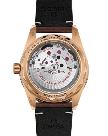 Omega Seamaster 300 41 mm, brązowe złoto na skórzanym pasku 234.92.41.21.10.001 - obrazek 2