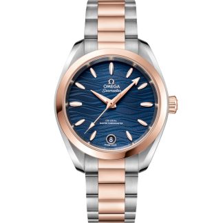 Omega Seamaster Aqua Terra 150M 34 mm, stal - złoto Sedna™ na stali - złoto Sedna™ 220.20.34.20.03.001