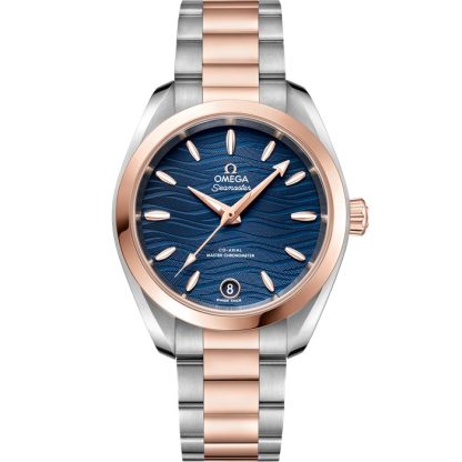 Omega Seamaster Aqua Terra 150M 34 mm, stal - złoto Sedna™ na stali - złoto Sedna™ 220.20.34.20.03.001