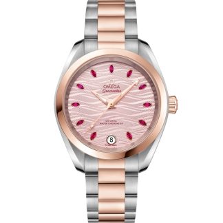 Omega Seamaster Aqua Terra 150M 34 mm, stal - złoto Sedna™ na stali - złoto Sedna™ 220.20.34.20.60.001