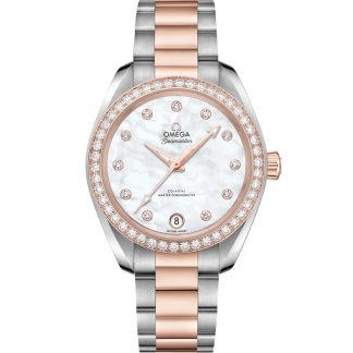 Omega Seamaster Aqua Terra 150M 34 mm, stal - złoto Sedna™ na stali - złoto Sedna™ 220.25.34.20.55.001