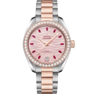 Omega Seamaster Aqua Terra 150M 34 mm, stal - złoto Sedna™ na stali - złoto Sedna™ 220.25.34.20.60.001