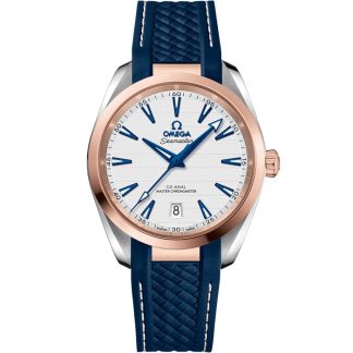 Omega Seamaster Aqua Terra 150M 38 mm, stal - złoto Sedna™ na gumowym pasku 220.22.38.20.02.001