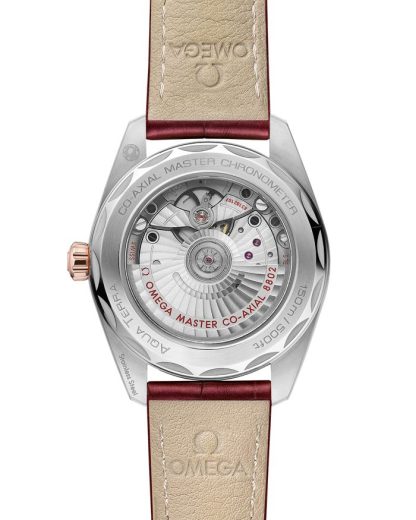Omega Seamaster Aqua Terra 150M 38 mm, stal - złoto Sedna™ na skórzanym pasku 220.23.38.20.59.001 - obrazek 2