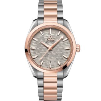 Omega Seamaster Aqua Terra 150M 38 mm, stal - złoto Sedna™ na stali - złoto Sedna™ 220.20.38.20.06.001