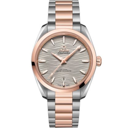 Omega Seamaster Aqua Terra 150M 38 mm, stal - złoto Sedna™ na stali - złoto Sedna™ 220.20.38.20.06.001