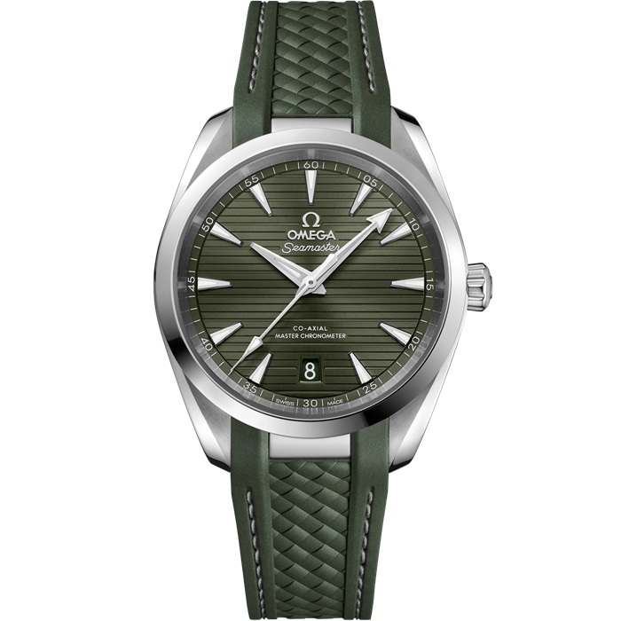 Omega Seamaster Aqua Terra 150M 38 mm, stalowy na gumowym pasku 220.12.38.20.10.001