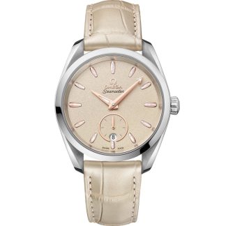 Omega Seamaster Aqua Terra 150M 38 mm, stalowy na skórzanym pasku 220.13.38.20.09.001