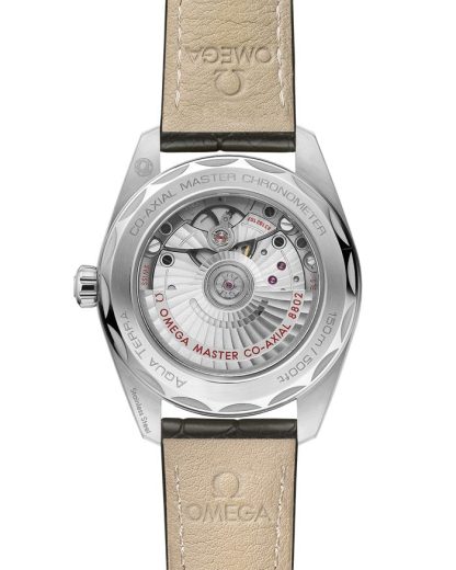 Omega Seamaster Aqua Terra 150M 38 mm, stalowy na skórzanym pasku 220.13.38.20.60.001 - obrazek 2
