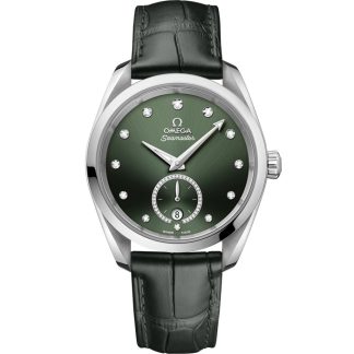 Omega Seamaster Aqua Terra 150M 38 mm, stalowy na skórzanym pasku 220.13.38.20.60.001