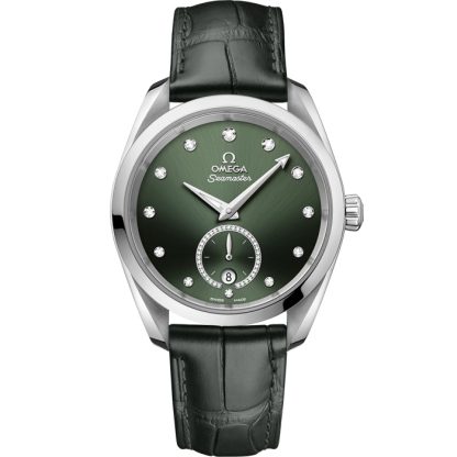 Omega Seamaster Aqua Terra 150M 38 mm, stalowy na skórzanym pasku 220.13.38.20.60.001