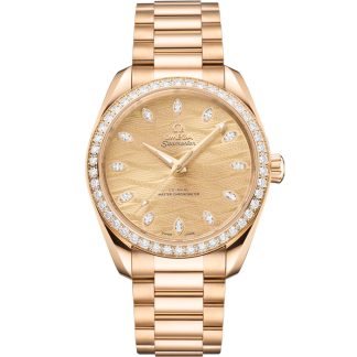 Omega Seamaster Aqua Terra 150M 38 mm, złoto Moonshine™ na złocie Moonshine™ 220.55.38.20.99.002