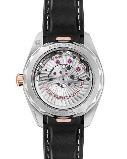 Omega Seamaster Aqua Terra 150M 41 mm, stal - złoto Sedna™ na gumowym pasku 220.22.41.21.02.001 - obrazek 2
