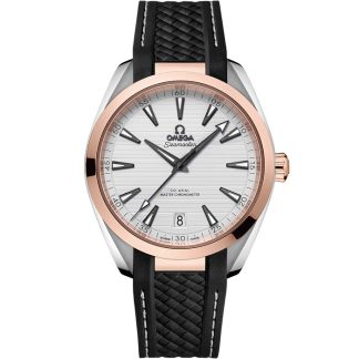 Omega Seamaster Aqua Terra 150M 41 mm, stal - złoto Sedna™ na gumowym pasku 220.22.41.21.02.001