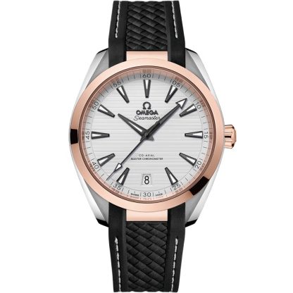 Omega Seamaster Aqua Terra 150M 41 mm, stal - złoto Sedna™ na gumowym pasku 220.22.41.21.02.001