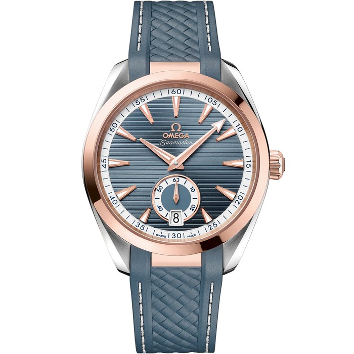 Omega Seamaster Aqua Terra 150M 41 mm, stal - złoto Sedna™ na gumowym pasku 220.22.41.21.03.001