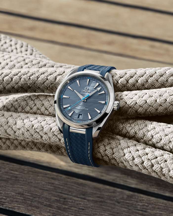 Omega Seamaster Aqua Terra 150M 41 mm, stalowy na gumowym pasku 220.12.41.21.03.002 - obrazek 2