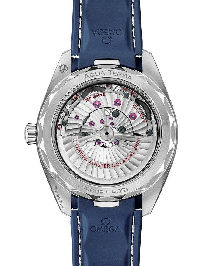 Omega Seamaster Aqua Terra 150M 41 mm, stalowy na gumowym pasku 220.12.41.21.03.007 - obrazek 2