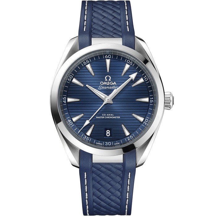 Omega Seamaster Aqua Terra 150M 41 mm, stalowy na gumowym pasku 220.12.41.21.03.007