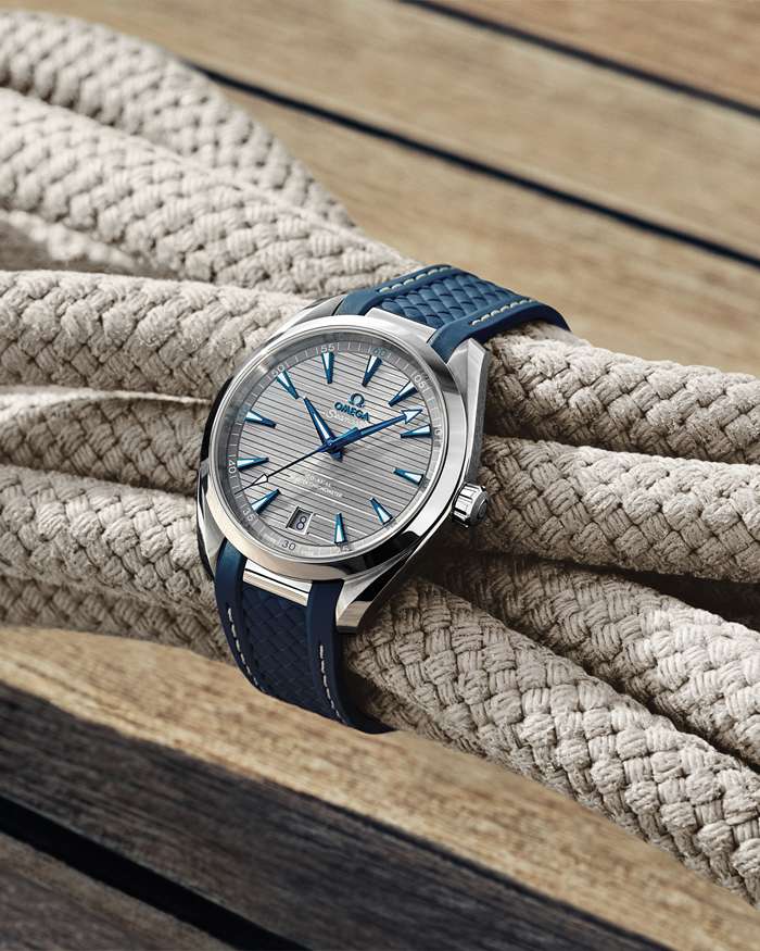 Omega Seamaster Aqua Terra 150M 41 mm, stalowy na gumowym pasku 220.12.41.21.06.001 - obrazek 2